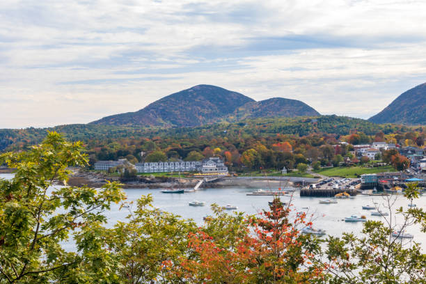 istock Bar Harbor as seen from Bar Island 1180875311