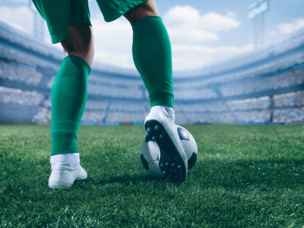 istock Soccer player in action 1180877713
