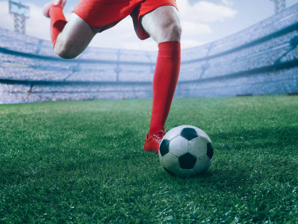 istock Soccer player in action 1180877766