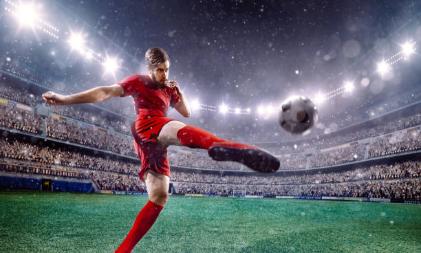 istock Soccer player in action 1180878383