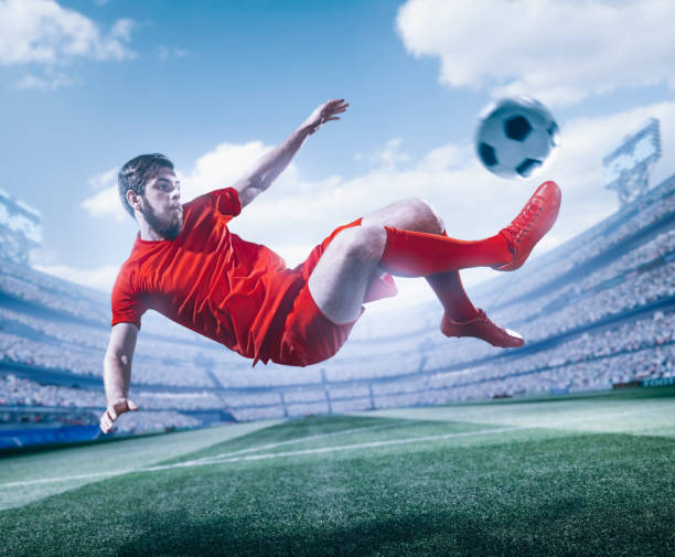 istock Soccer player in action 1180878397