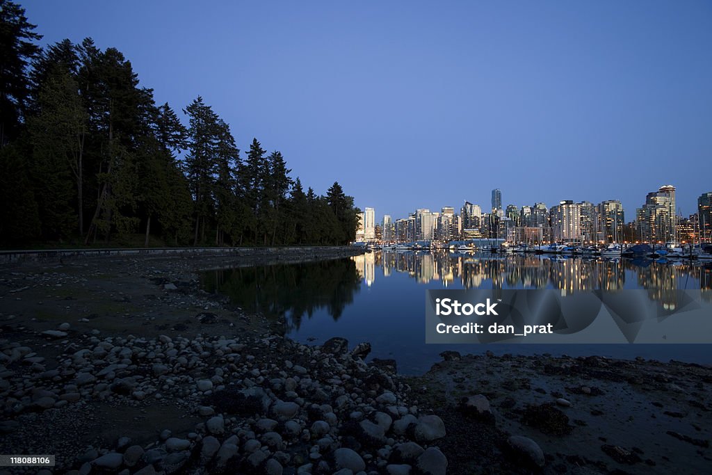 Vancouver Waterfront - Royalty-free Anoitecer Foto de stock