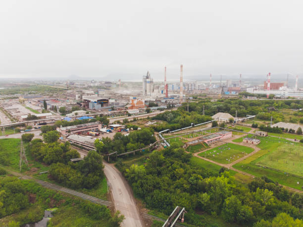 istock Water treatment process and Water treatment plants. 1180882997