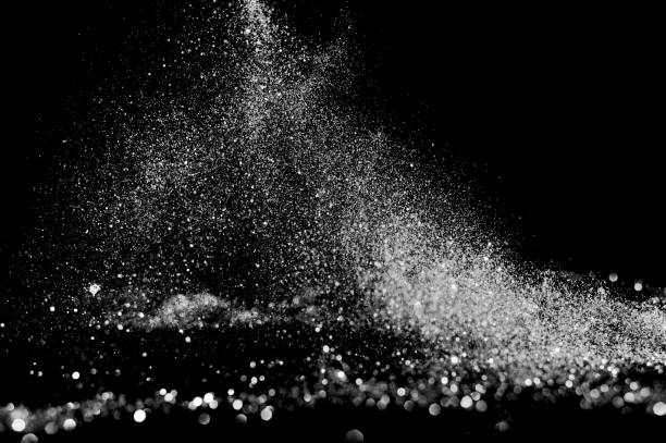 istock glitter lights grunge black and white background for graphic design resources. 1180892726