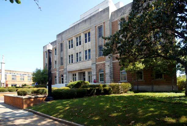 Lauderdale County Courthouse  2/2 Meridian, Mississippi meridian mississippi stock pictures, royalty-free photos & images