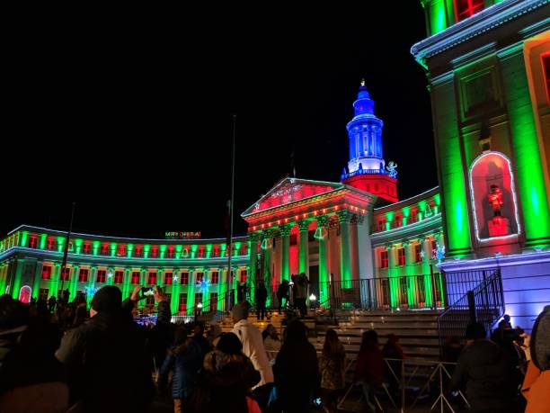 istock City Hall during Christmas in Denver, Colorado 1180909778