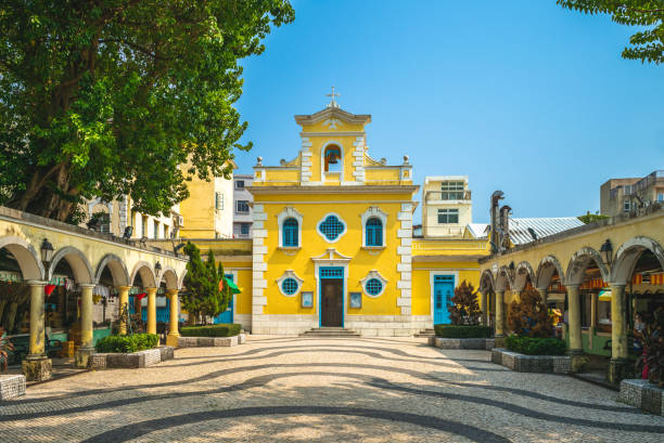 聖法蘭西斯·賽維爾教堂 - 澳門 圖片 個照片及圖片檔