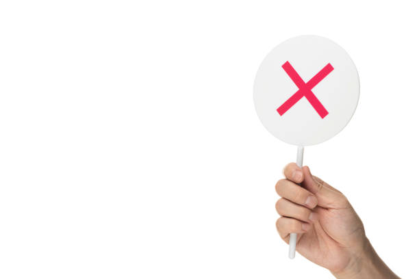 真または偽のゲーム。男性は手をつないで「偽り」 - ダメ ストックフォトと画像