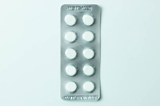 istock paracetamol white blister medicine pill on white background 1180923800