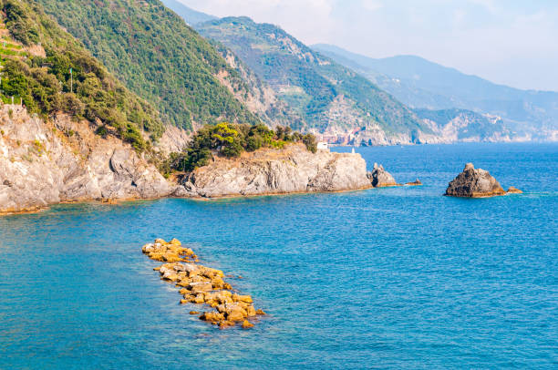 istock Rocky coastline of Monterosso Al Mare, Cinque Terre 1180925314