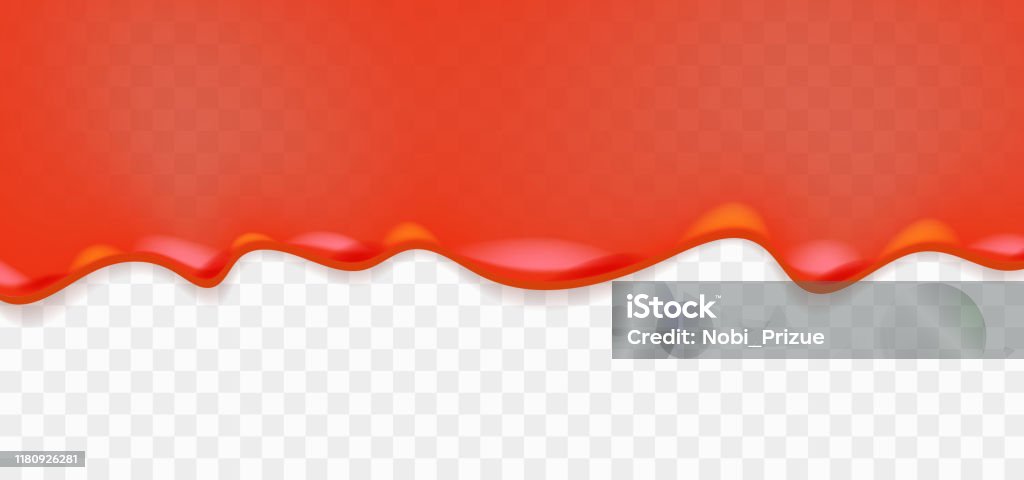Dripping Slime Pattern Red Dripping Slime Pattern Stock Illustration - Download Image Now ...