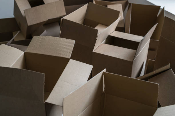 istock Pile of paper cardboard boxes 1180929174