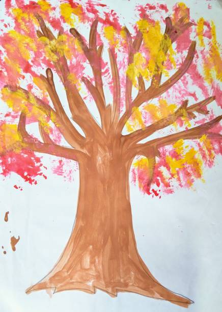 istock Free painting of tree in fall 1180929961