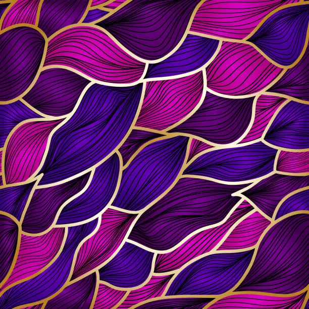 Vector illustration of Wave pattern background