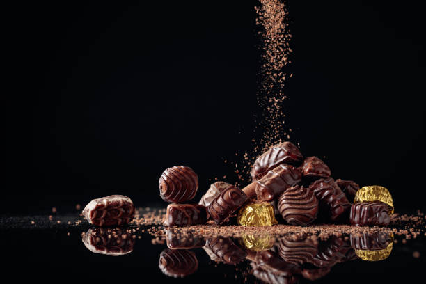 istock Chocolate candies sprinkled with chocolate chips. 1180930177
