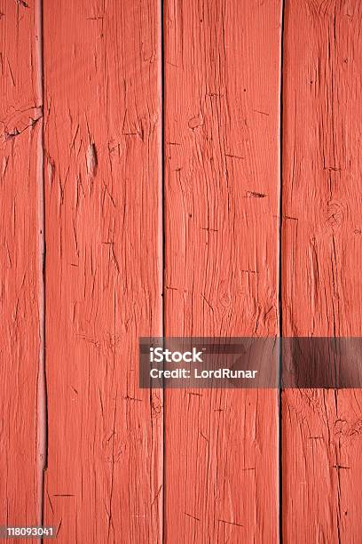 Rote Holz Wand Stockfoto und mehr Bilder von Holz - Holz, Malfarbe, Rot