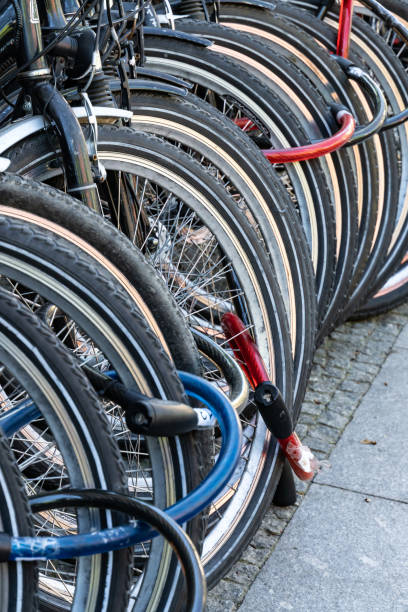 istock Bike parking lot 1180937427
