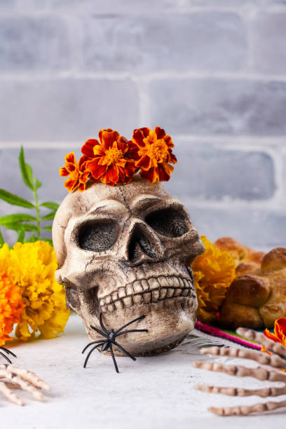 istock Mexican day of the dead background 1180938302