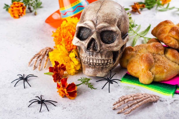 istock Mexican day of the dead background 1180938339