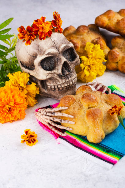 istock Mexican day of the dead background 1180938349