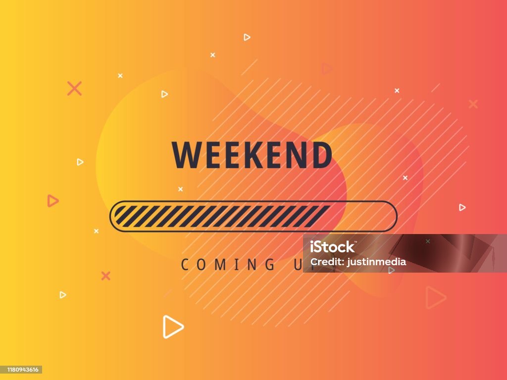 Concert Weekend Loading Weekend Loading Vector Illustration Liquid Background Stock ...
