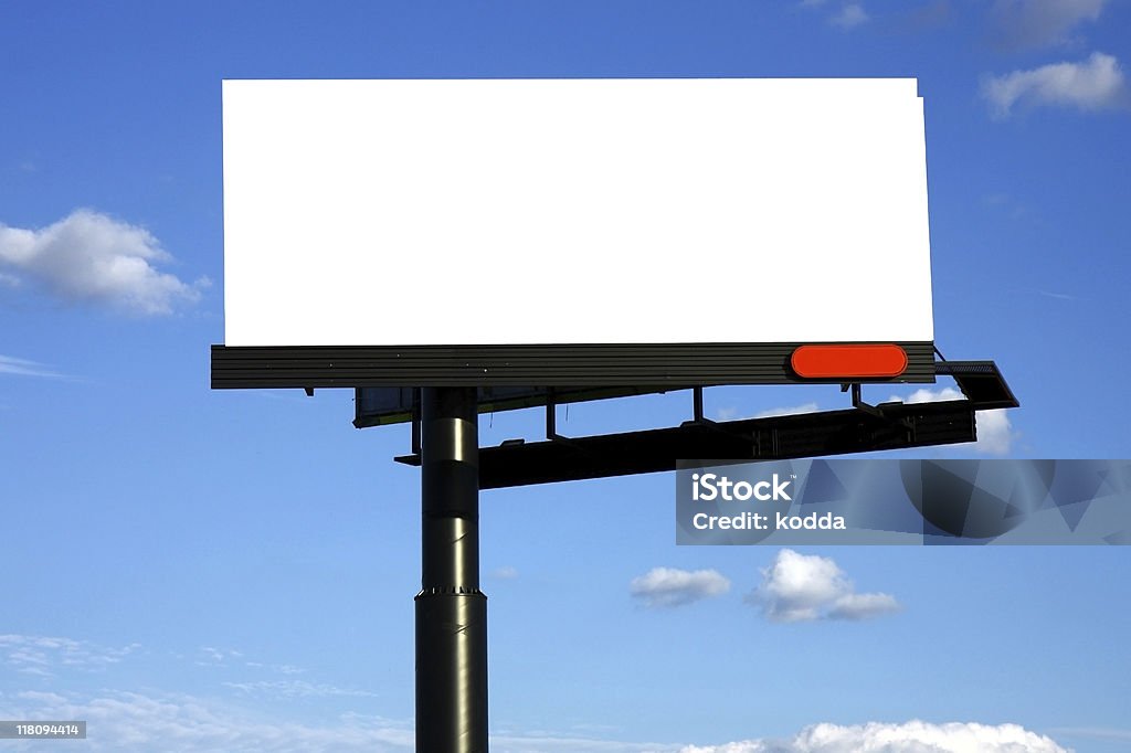 Пустая Реклама billboard - Стоковые фото Афиша роялти-фри