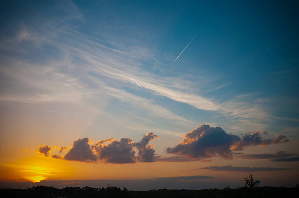 Tramonto perfetto - foto stock