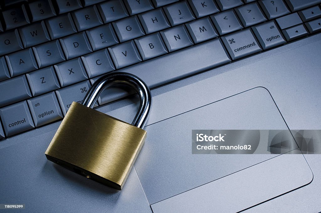 Sicurezza informatica - Foto stock royalty-free di Acciaio