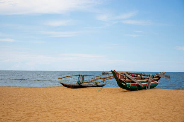 istock Vintage fishermen boat 1180962736