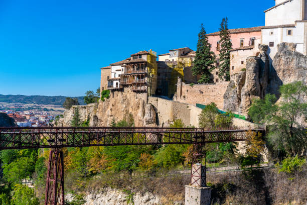 istock Cuenca skyline from Puente San Pablo bridge Spain 1180968400