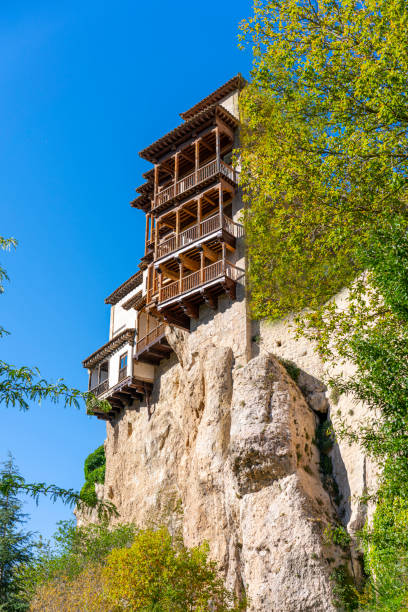 Cuenca Hanging houses Casas Colgadas in Spain of Castile La Mancha world Heritage Unesco