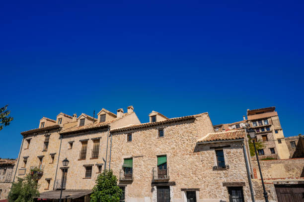 istock Cuenca high town old facades Unesco Heritage 1180969724