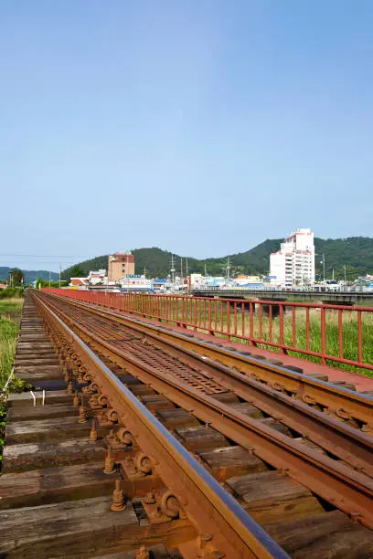 Railroad. Beolgyo is a small village in Boseong-gun, Korea.