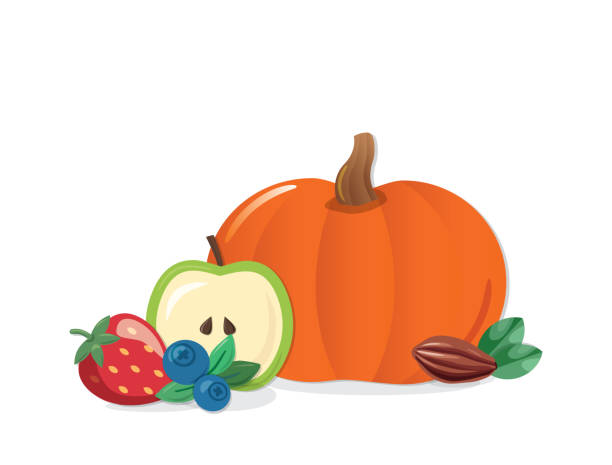 Ilustración de Icono De Dibujos Animados De La Cosecha De Otoño Calabaza Frutas Y Bayas Aislado Sobre Blanco Vector y más Vectores Libres de Derechos de Alimento - iStock Ilustración de Icono De Dibujos Animados De La Cosecha De Otoño Calabaza Frutas Y Bayas Aislado Sobre Blanco Vector y más Vectores Libres de Derechos de Alimento - iStock