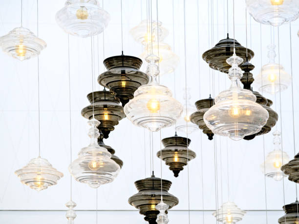 istock Glass chandeliers. 1180989801