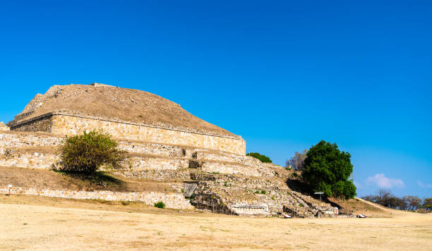 istock Monte Alban archaeological site in Oaxaca, Mexico 1180994953