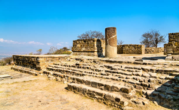 istock Monte Alban archaeological site in Oaxaca, Mexico 1180995049