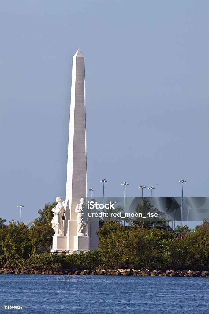 (XXXL) monumento Flagler-VISTA A LA ISLA - Foto de stock de Monumento libre de derechos