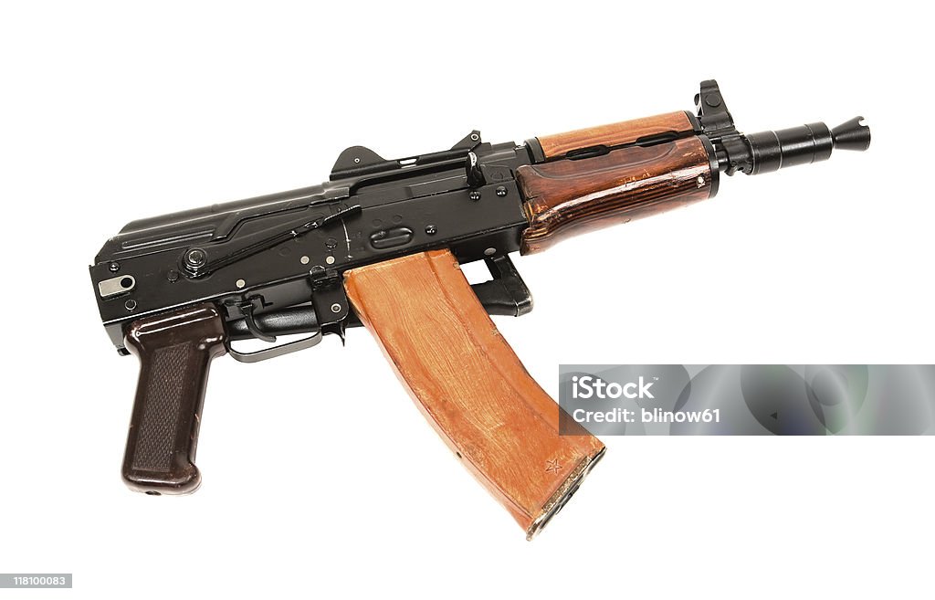Русская Автоматическая винтовка AKS - 74U - Стоковые фото АК-47 роялти-фри