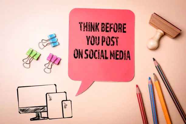 Photo of Think before you post on social media