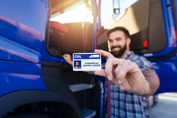istock Got my truck driving license. 1181001702