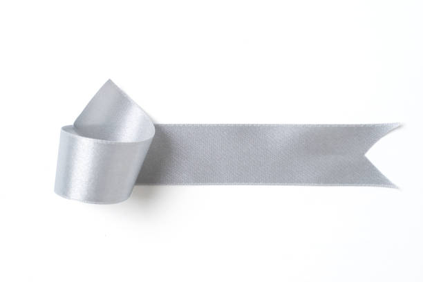 istock silver banners ribbons label on white background 1181006051