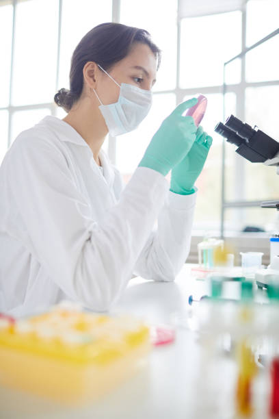 istock Female Med Student in Laboratory 1181007169
