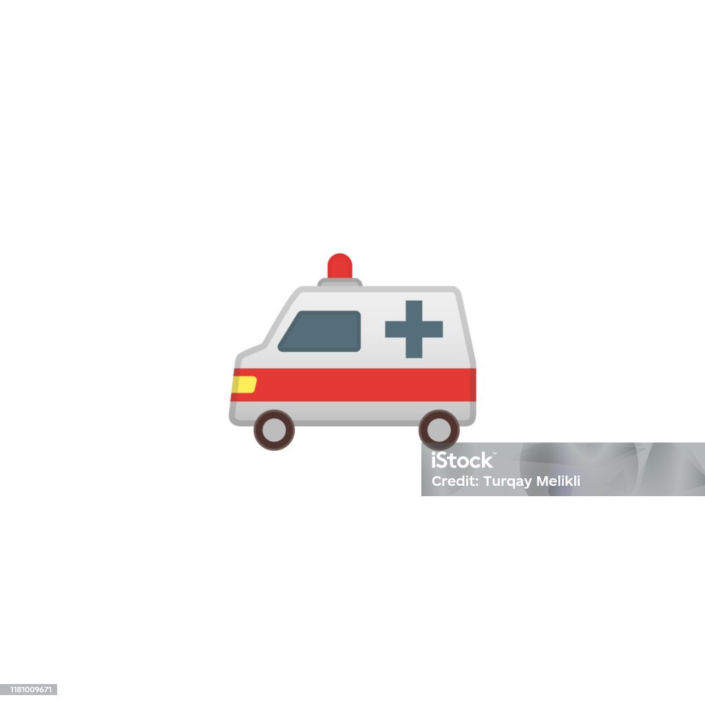 Ambulance Vector Icon Isolated Ambulance Car Cartoon Style Emoji Emoticon  Illustration Stock Illustration - Download Image Now - iStock