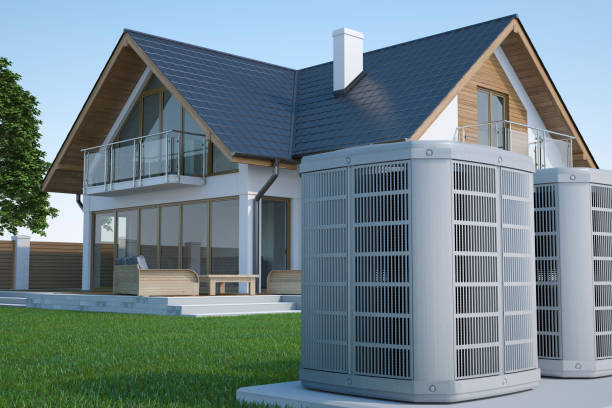 Air heat pump and house
