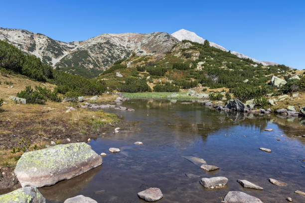 istock Mountain river and Vihren Peak, Pirin Mountain, Bulgaria 1181009815