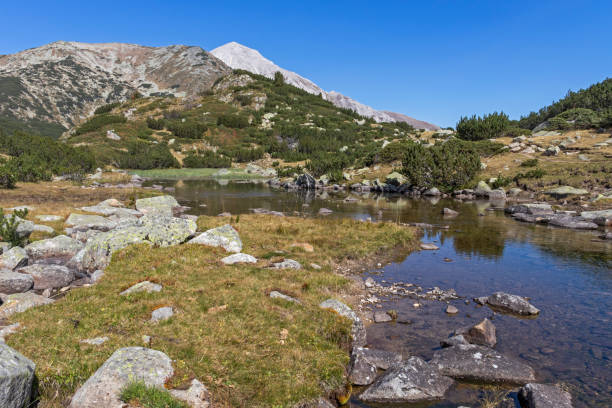 istock Mountain river and Vihren Peak, Pirin Mountain, Bulgaria 1181010459