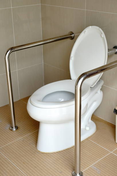 istock Public restroom for disabled and elderly people 1181010525