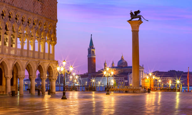 istock San Marco square at sunrise. Venice, Italy 1181013411