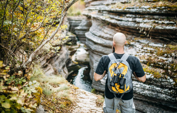 istock Hiker Enjoys by the River 1181019988